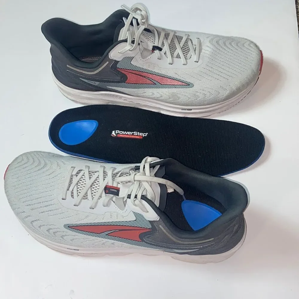 ALTRA TORIN 6 ROAD RUNNING MEN SHOES SIZE 13 US COLOR GREY SILVER